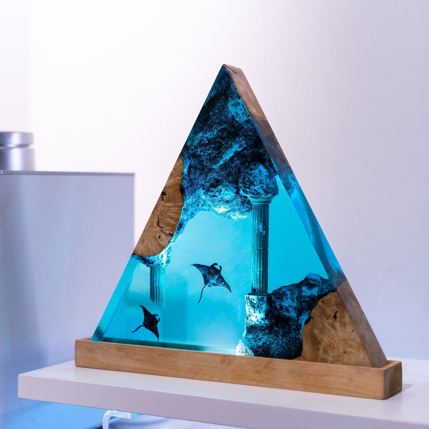 MANTA RAYS Epoxy Lamp(OR)