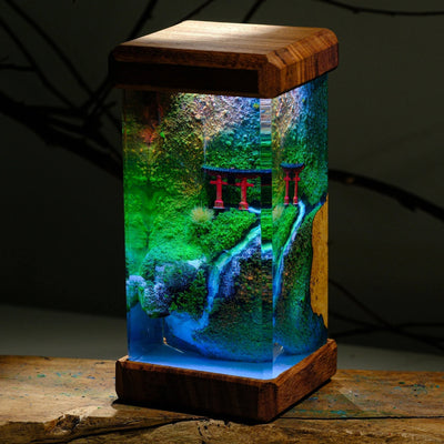 TORII GATE Beside Stream Resin Lamp(AR)