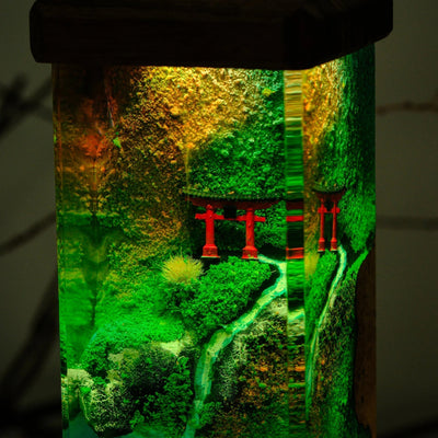 TORII GATE Beside Stream Resin Lamp(AR)