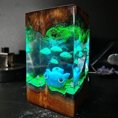 Custom SNOR.LAX Wood Lamp(AR)