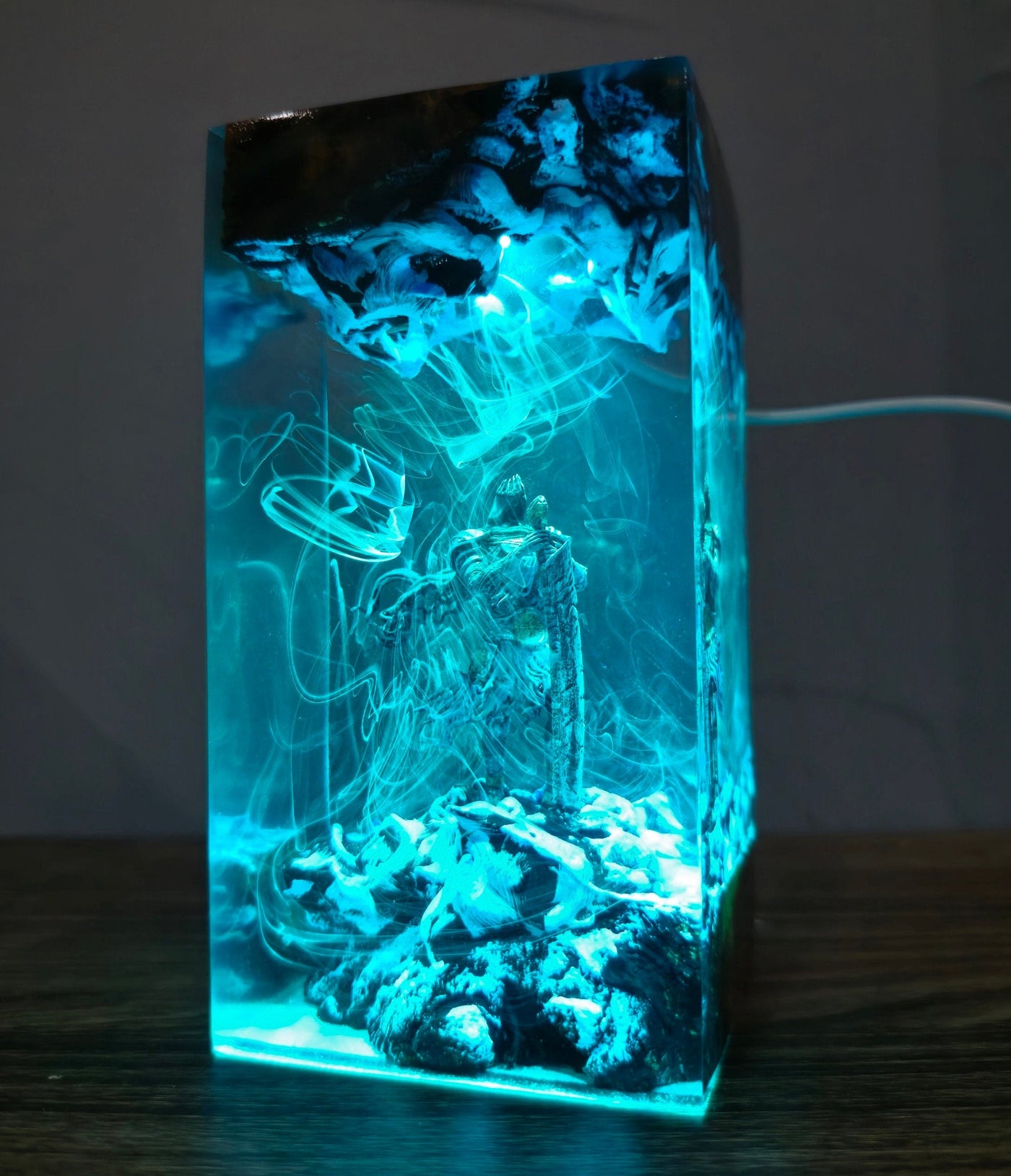 Yhorm the Giant D.ark So.uls 3 Resin Lamp