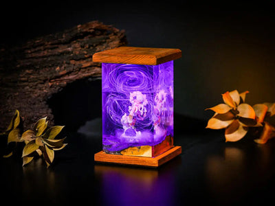 Gear 5 Luffy Epoxy Resin Wood Lamp