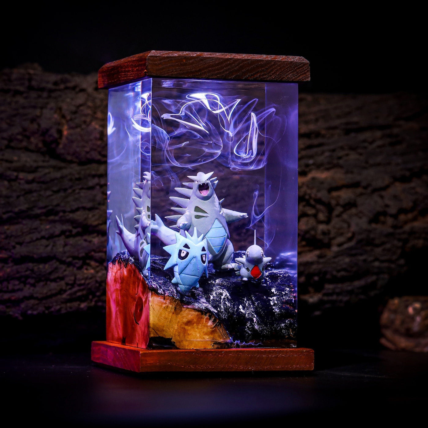 Tyranitar Pokemon Epoxy Lamp