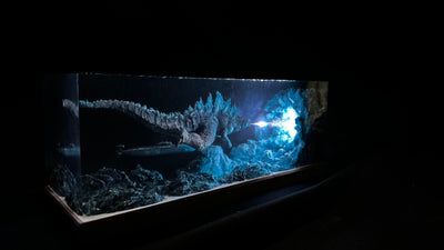 GODZILLA Atomic Breath Resin Lamp