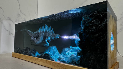 GODZILLA Atomic Breath Resin Lamp