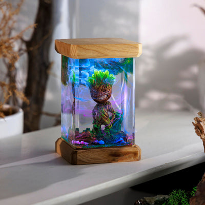 I Am Groot Mar.vel Epoxy Lamp