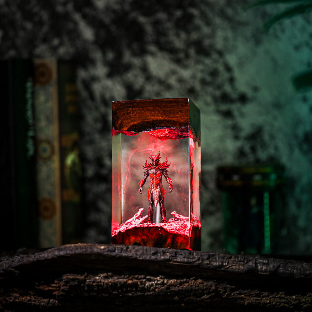 Skyrim Daedric Warrior Night Light