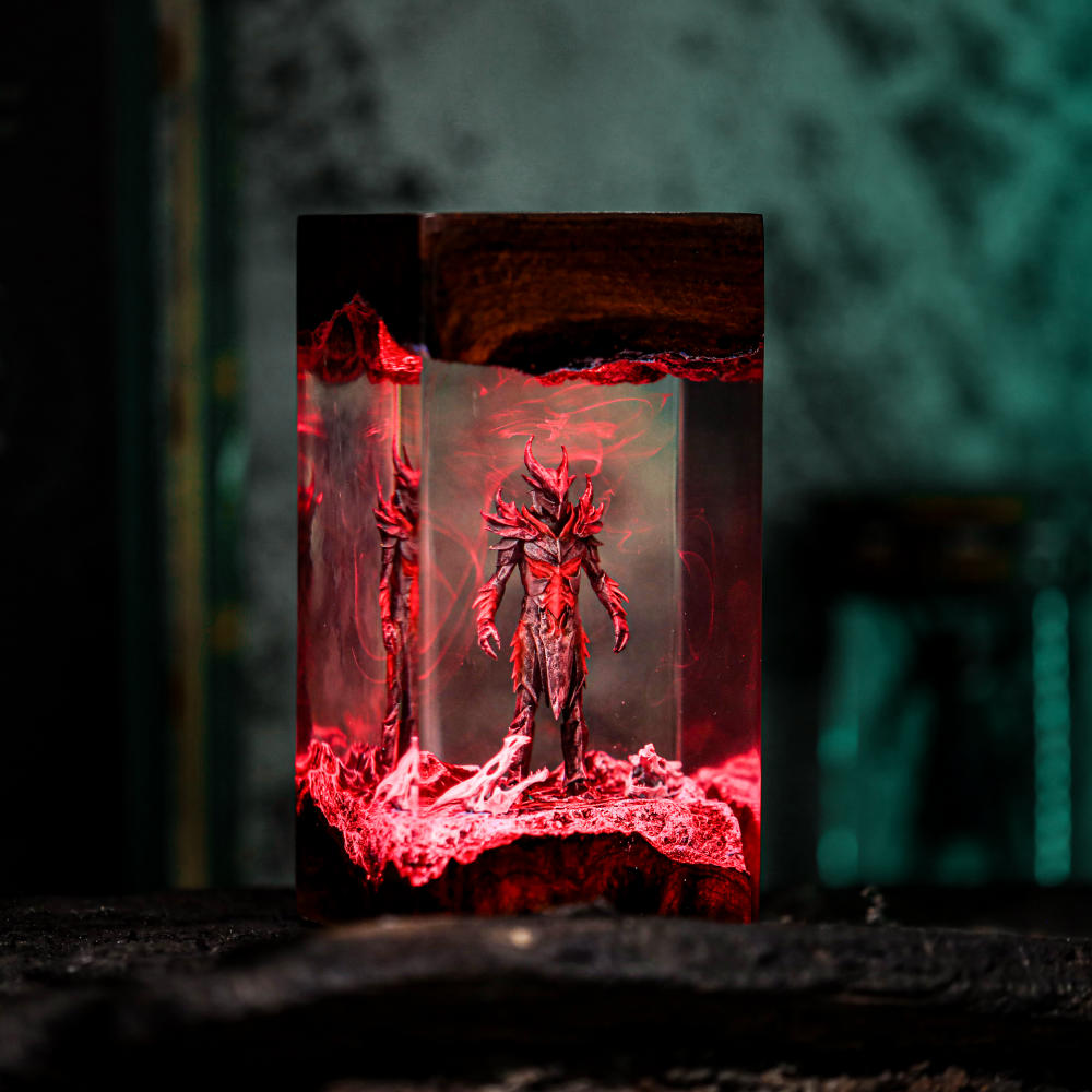 Skyrim Daedric Warrior Night Light