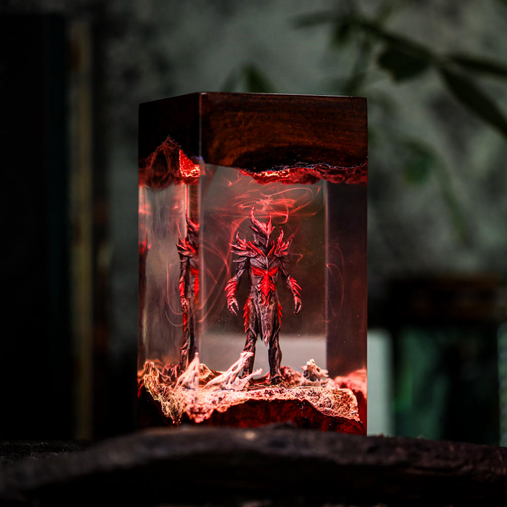 Skyrim Daedric Warrior Night Light